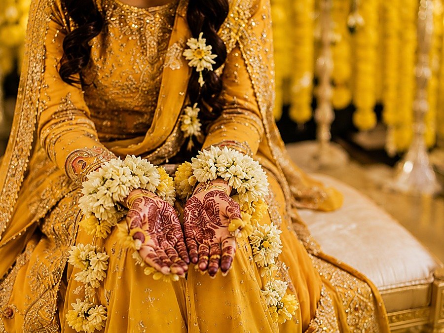 Mehndi and haldi ceremony